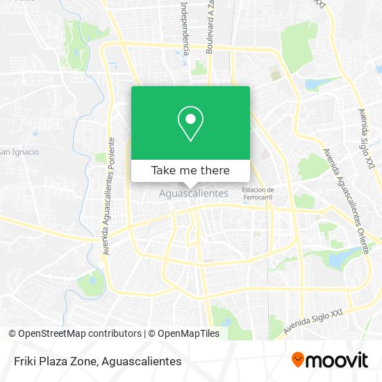 Friki Plaza Zone map