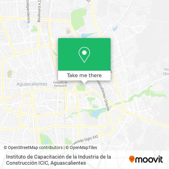 Instituto de Capacitación de la Industria de la Construcción ICIC map