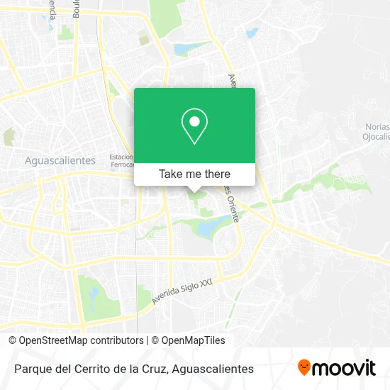 Parque del Cerrito de la Cruz map