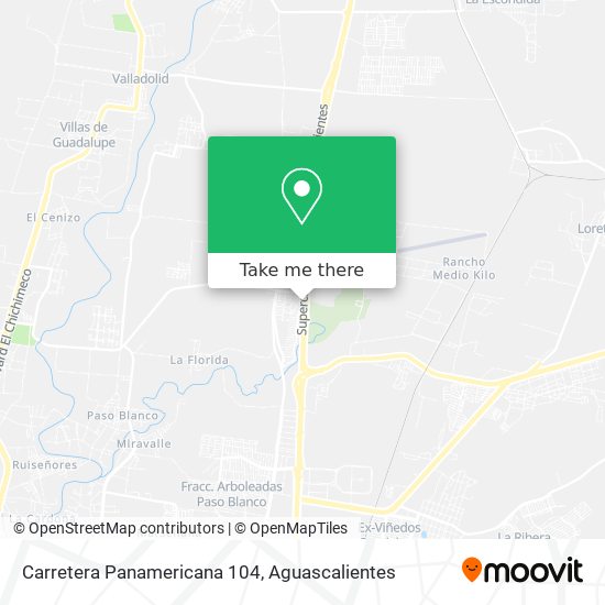 Carretera Panamericana 104 map