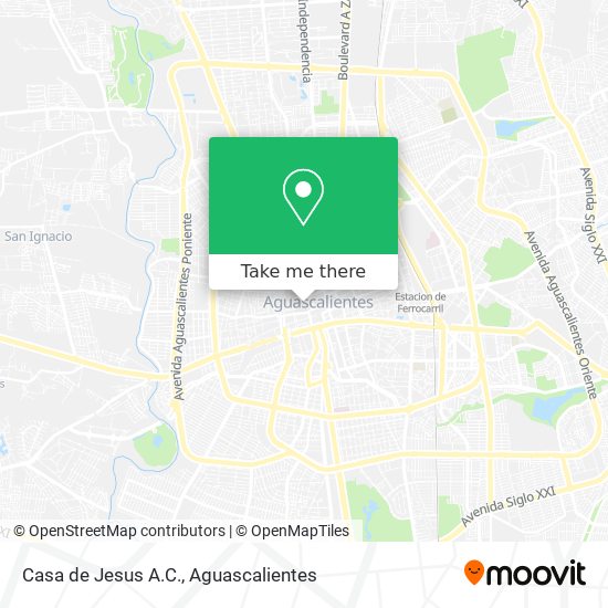 Mapa de Casa de Jesus A.C.