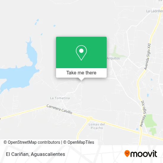 El Cariñan map