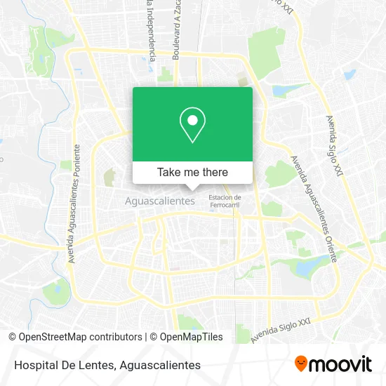 Hospital De Lentes map