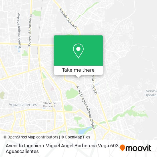 Mapa de Avenida Ingeniero Miguel Angel Barberena Vega 603