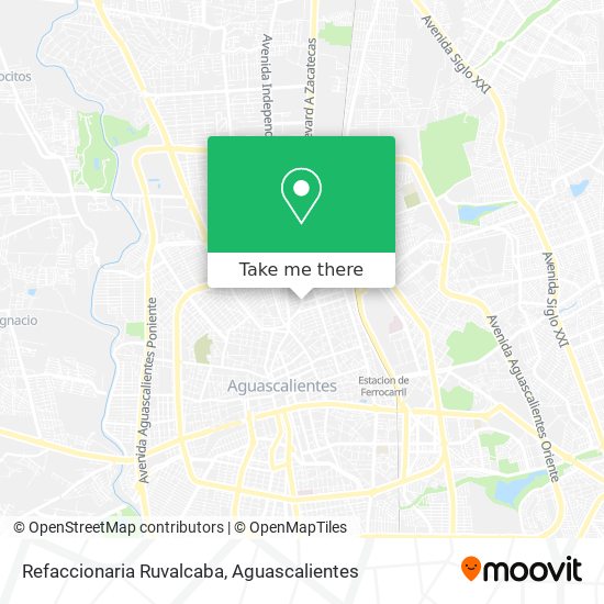 Refaccionaria Ruvalcaba map