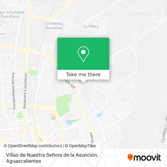 Villas de Nuestra Señora de la Asunción map
