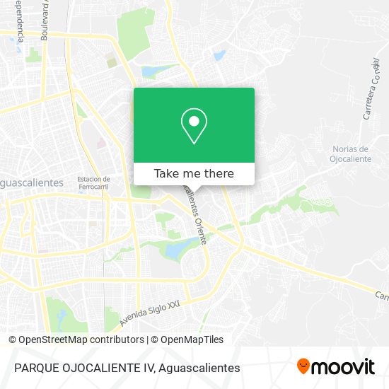 Mapa de PARQUE OJOCALIENTE IV