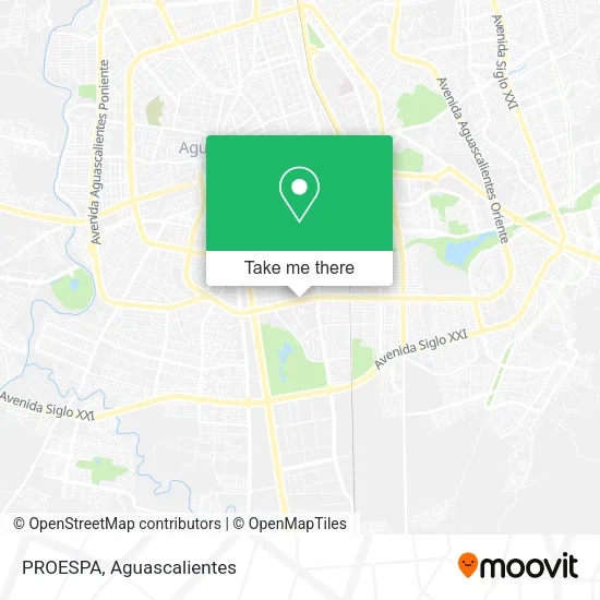Mapa de PROESPA