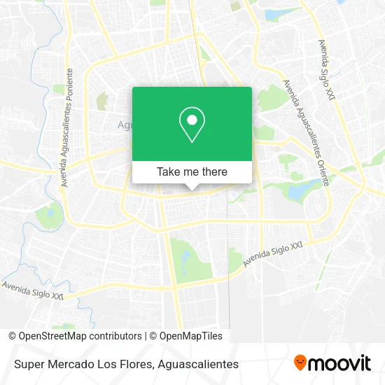 Super Mercado Los Flores map