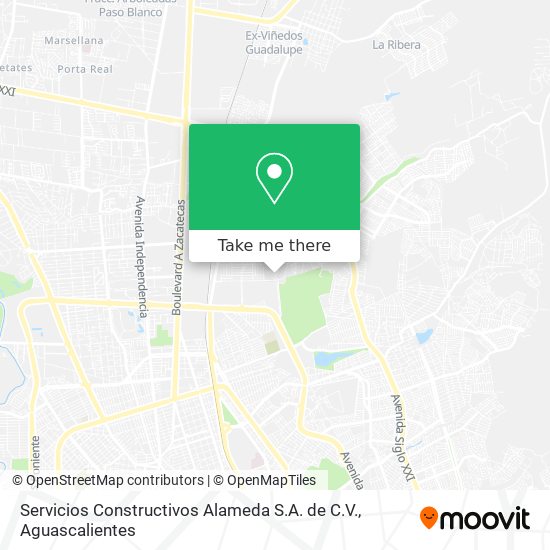 Servicios Constructivos Alameda S.A. de C.V. map