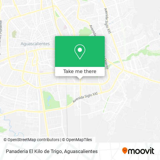 Panaderia El Kilo de Trigo map