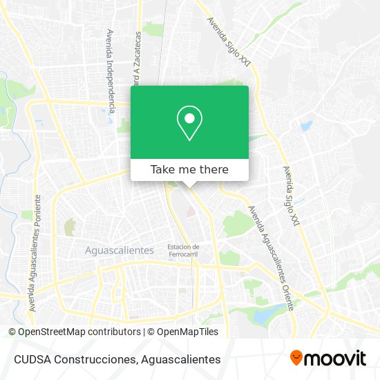 CUDSA Construcciones map