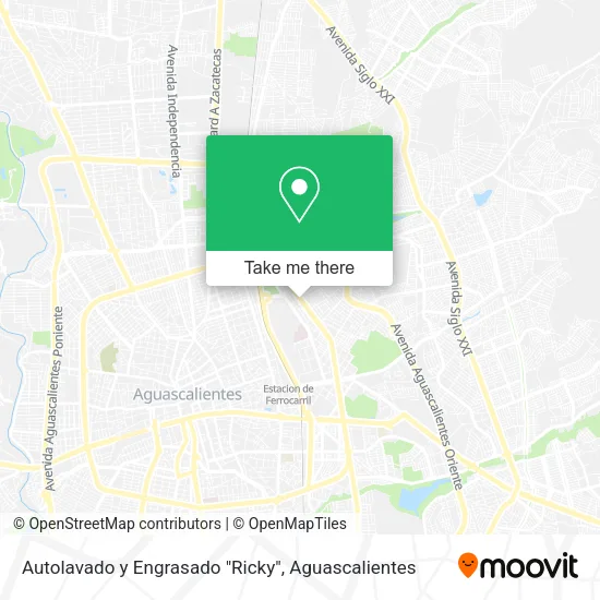 Autolavado y Engrasado "Ricky" map