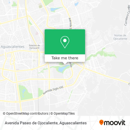Mapa de Avenida Paseo de Ojocaliente