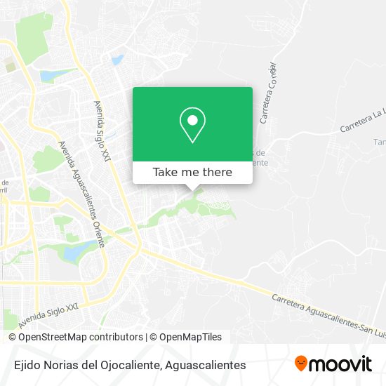 Ejido Norias del Ojocaliente map