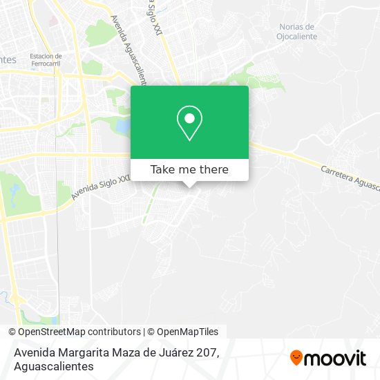 Mapa de Avenida Margarita Maza de Juárez 207