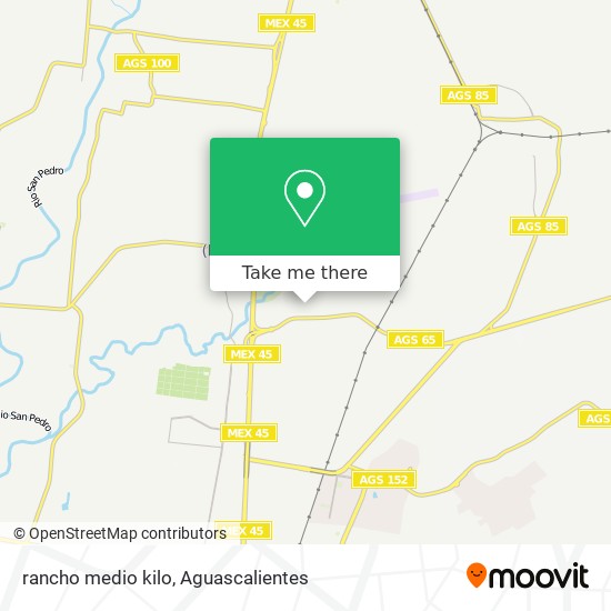 Mapa de rancho medio kilo