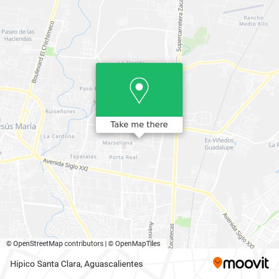 Hipico Santa Clara map