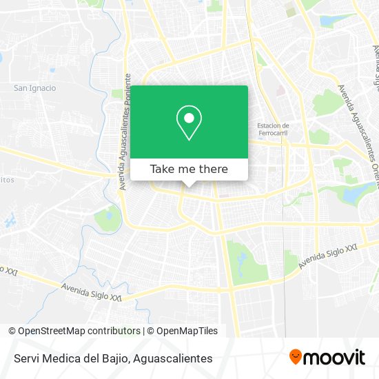 Mapa de Servi Medica del Bajio