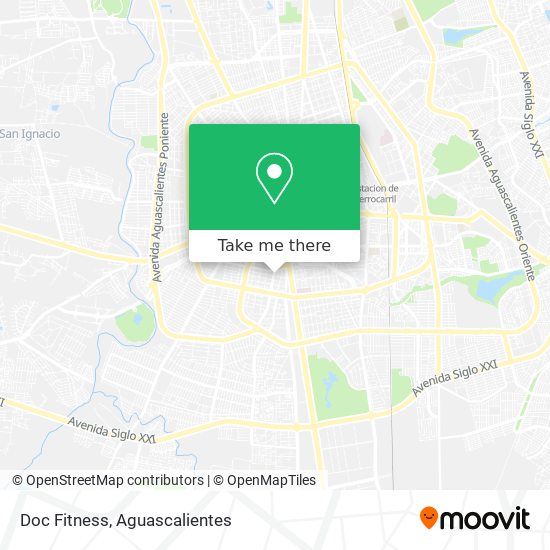 Mapa de Doc Fitness