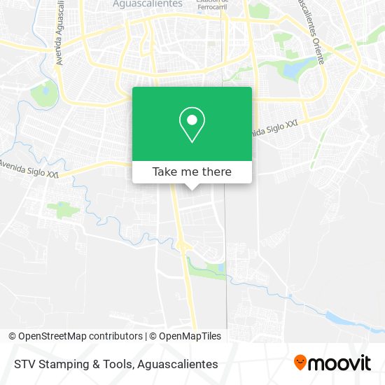 STV Stamping & Tools map