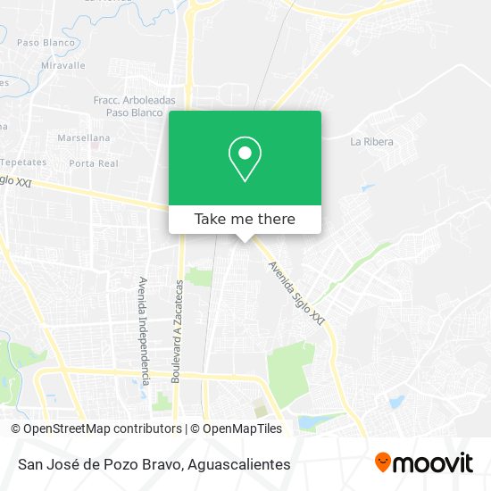 San José de Pozo Bravo map