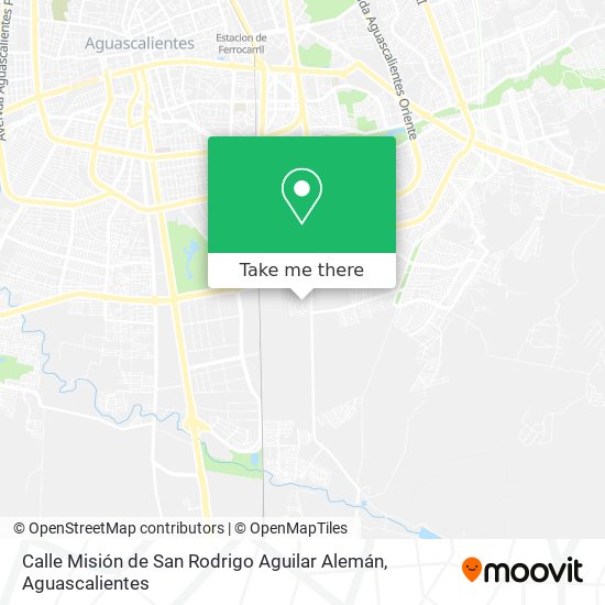 Mapa de Calle Misión de San Rodrigo Aguilar Alemán