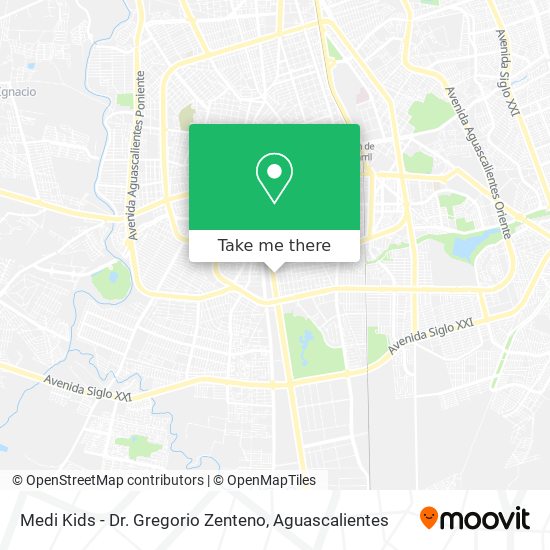 Medi Kids - Dr. Gregorio Zenteno map