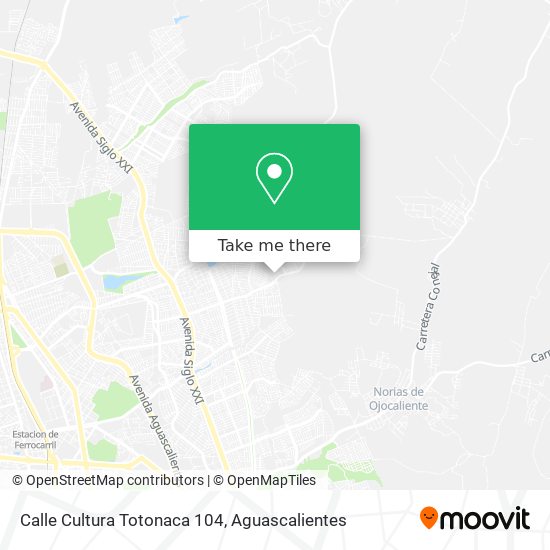 Calle Cultura Totonaca 104 map