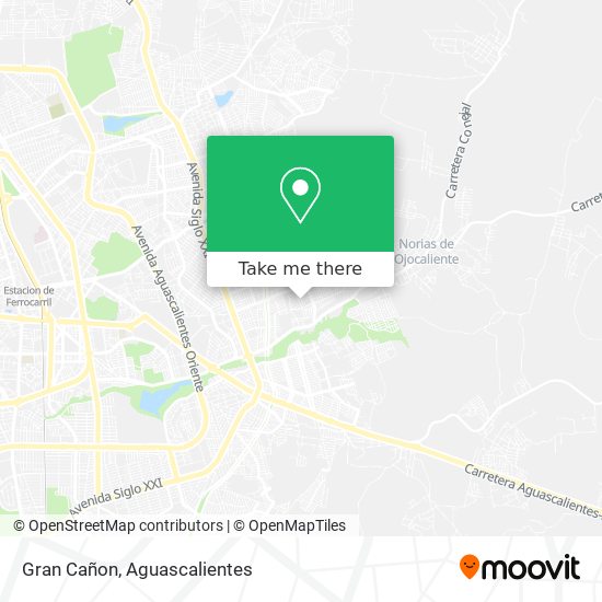 Mapa de Gran Cañon