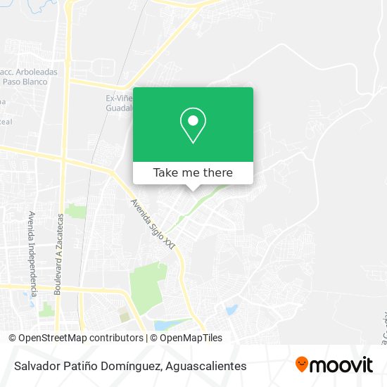 Salvador Patiño Domínguez map