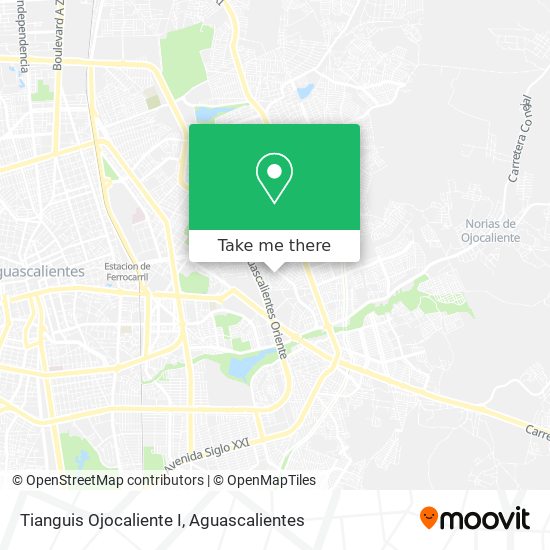 Mapa de Tianguis Ojocaliente I