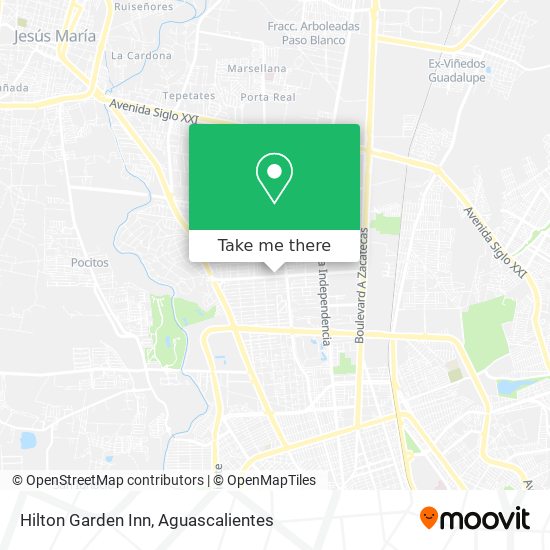 Hilton Garden Inn map