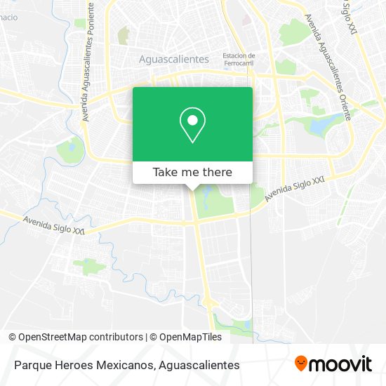 Parque Heroes Mexicanos map