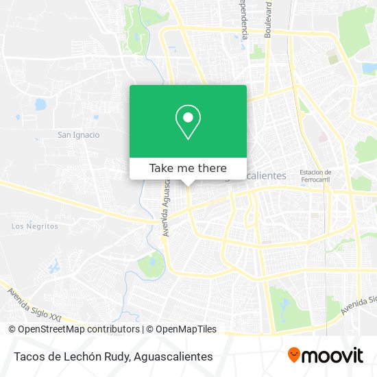 Mapa de Tacos de Lechón Rudy