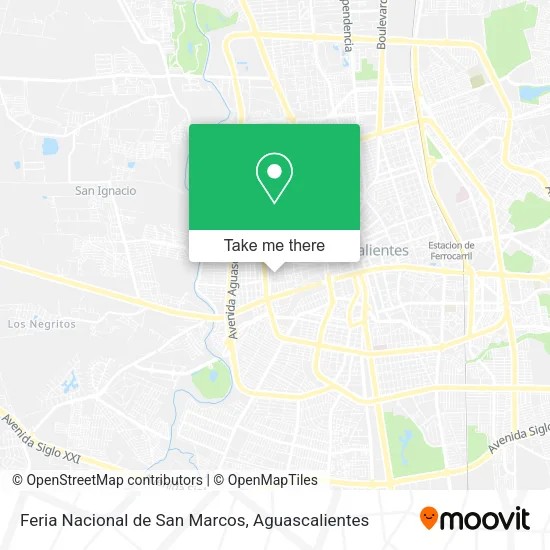 Feria Nacional de San Marcos map