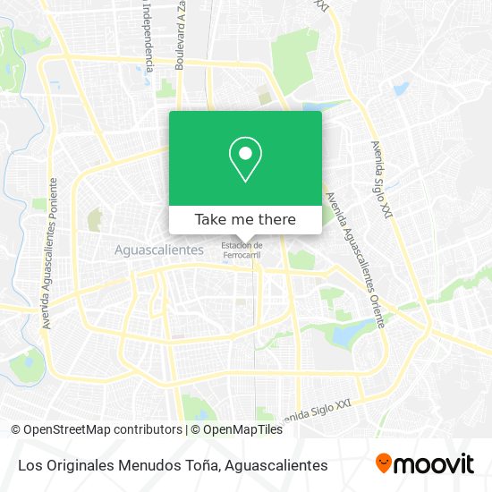 Los Originales Menudos Toña map