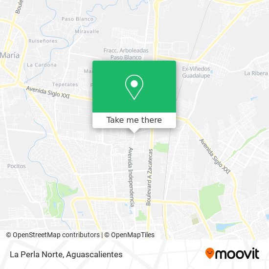Mapa de La Perla Norte