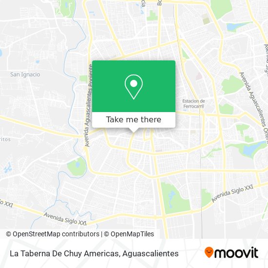 La Taberna De Chuy Americas map