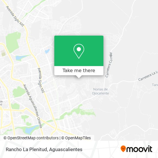 Rancho La Plenitud map