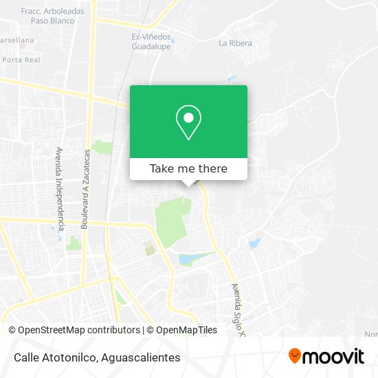 Calle Atotonilco map