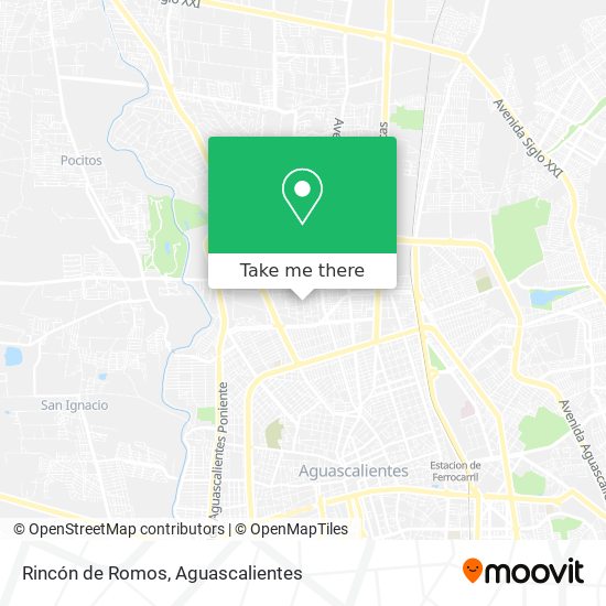 Rincón de Romos map