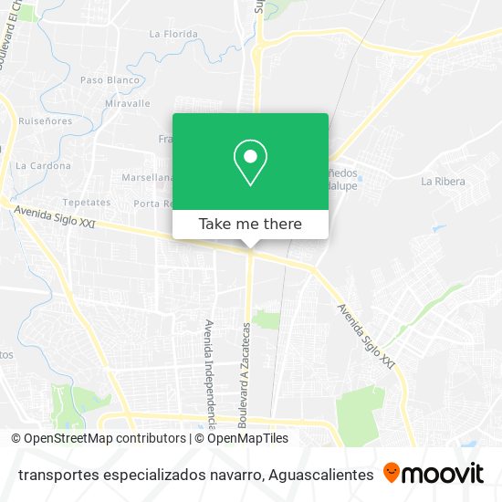 transportes especializados navarro map