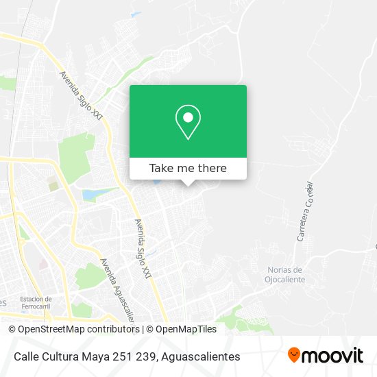 Mapa de Calle Cultura Maya 251 239