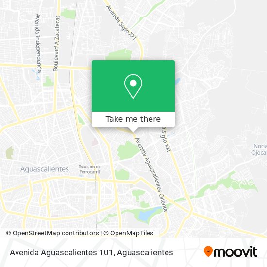 Mapa de Avenida Aguascalientes 101