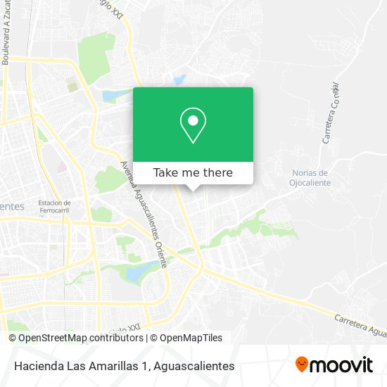 Hacienda Las Amarillas 1 map