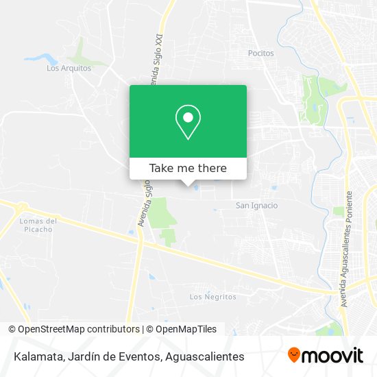 Kalamata, Jardín de Eventos map