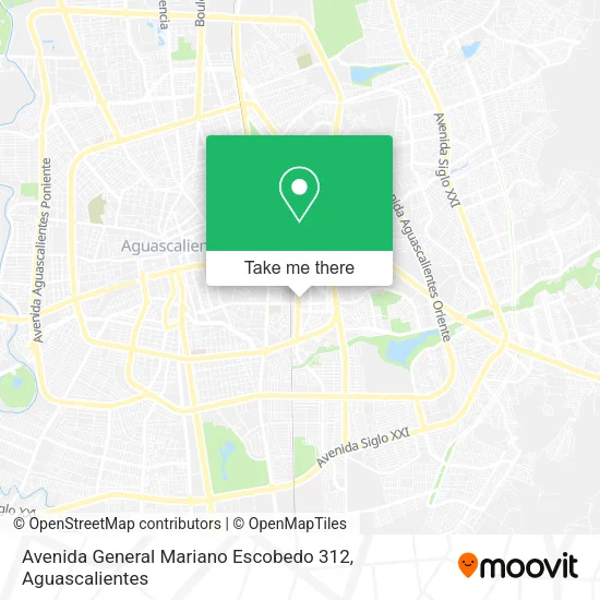 Mapa de Avenida General Mariano Escobedo 312