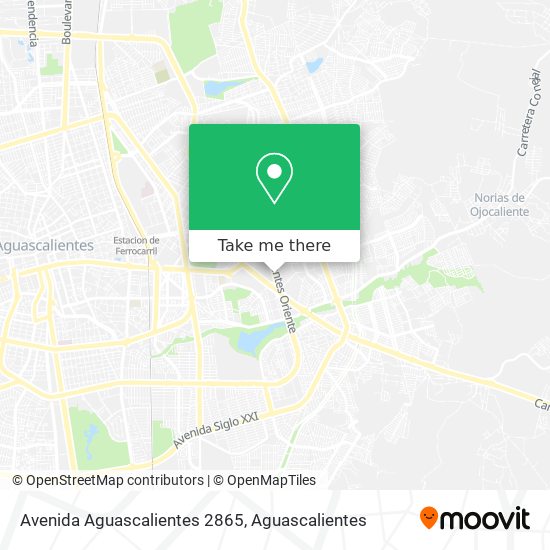 Avenida Aguascalientes 2865 map