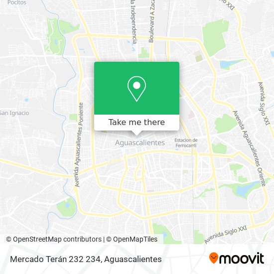 Mapa de Mercado Terán 232 234